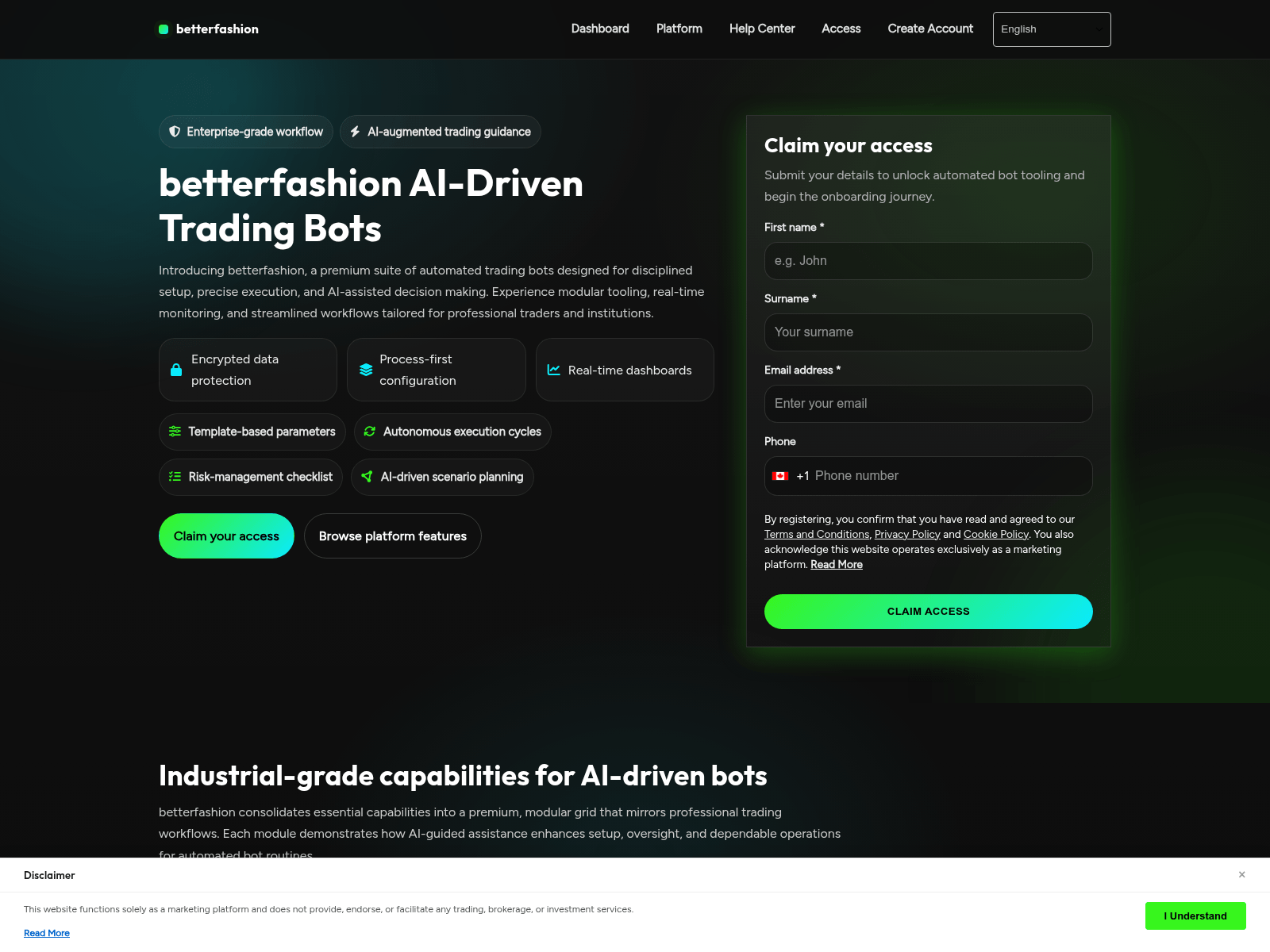 Screenshot of betterfashionengine.com