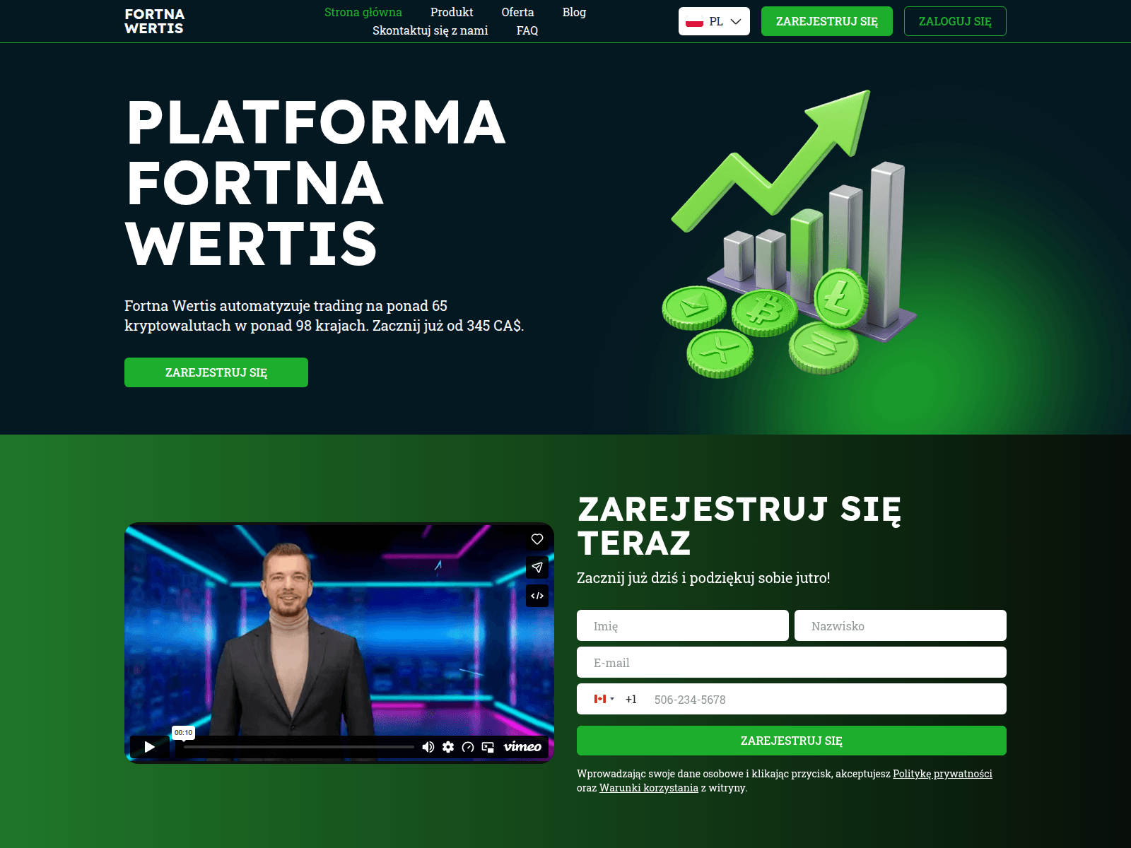 Screenshot of fortna-wertis.com