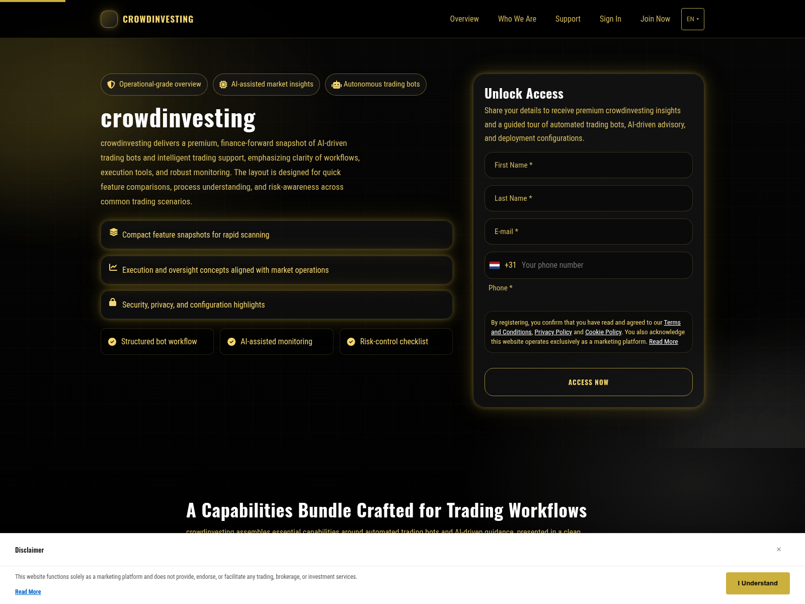 Screenshot of crowdinvesting.digital