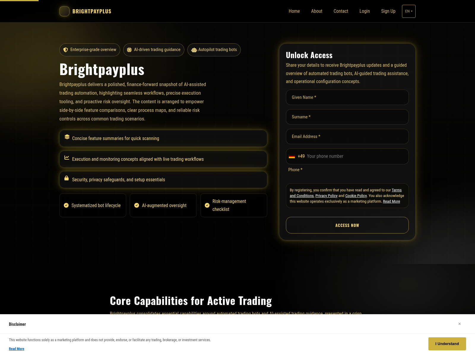 Screenshot of brightpayplus.pro