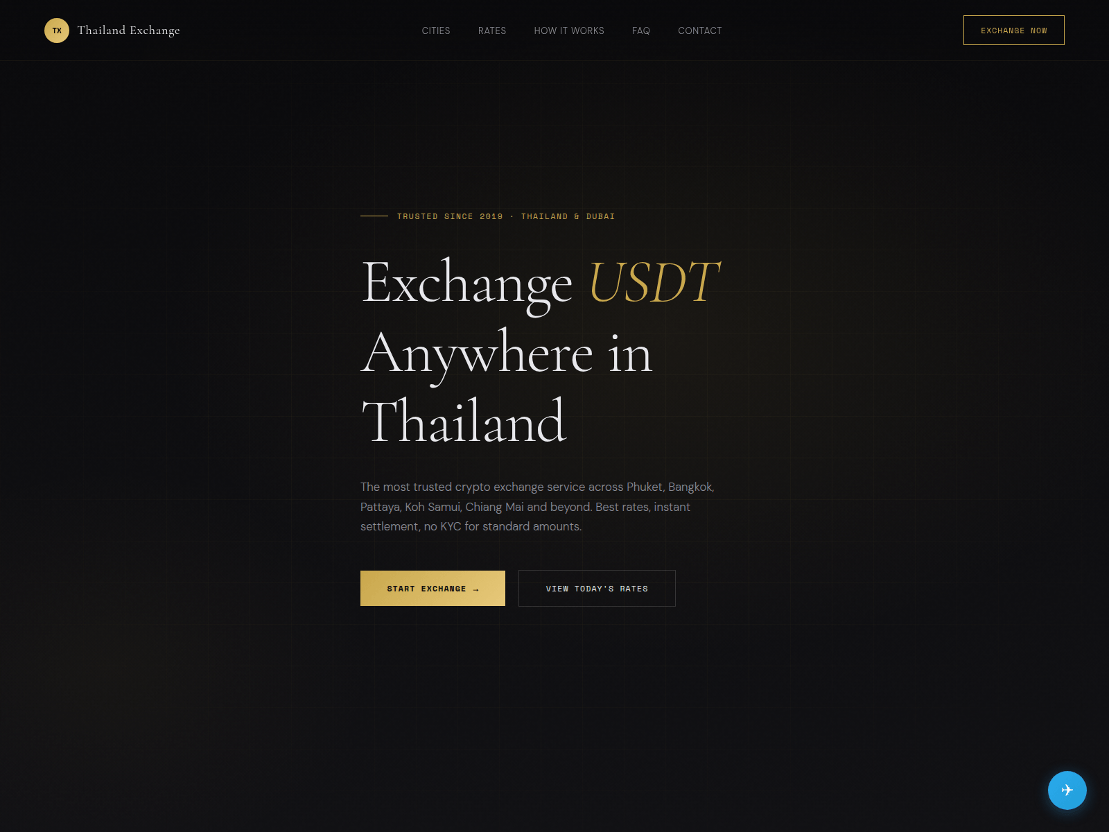 Screenshot von thailandexchange.vercel.app