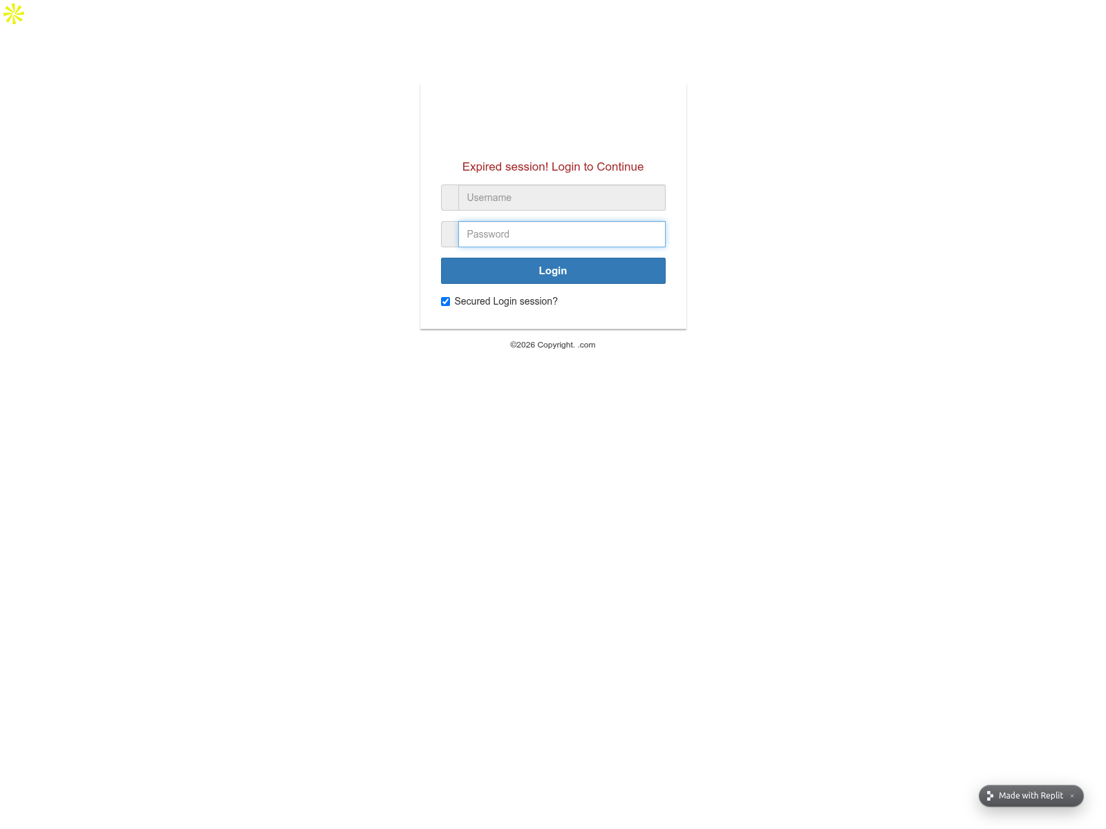 Screenshot of security-server-landing-page--shippingrool.replit.app