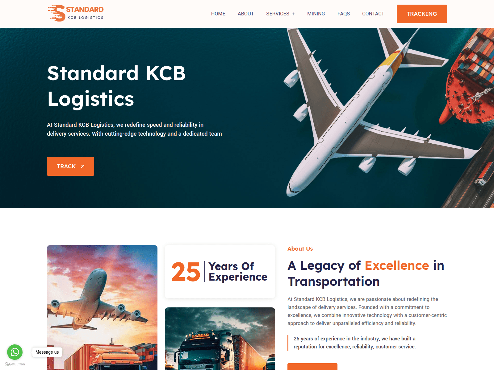 Screenshot von standardkcb.com