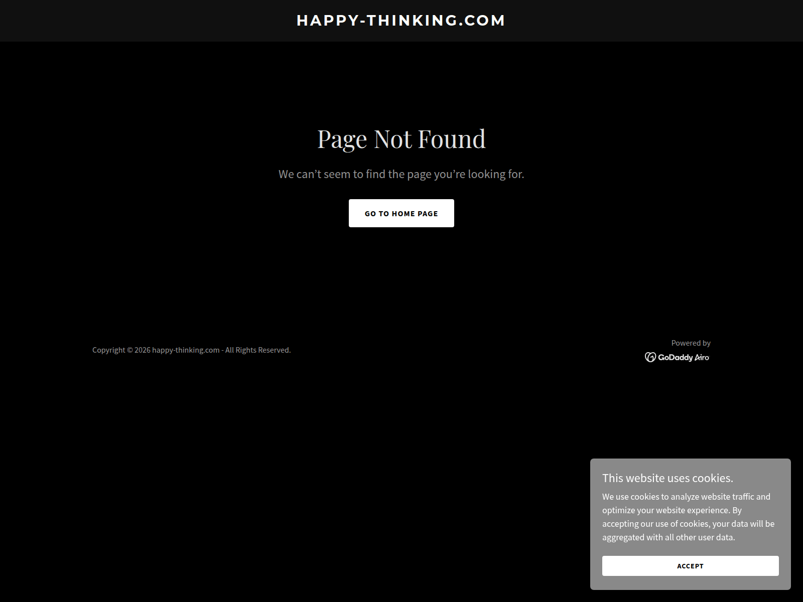 Знімок екрана happy-thinking.com