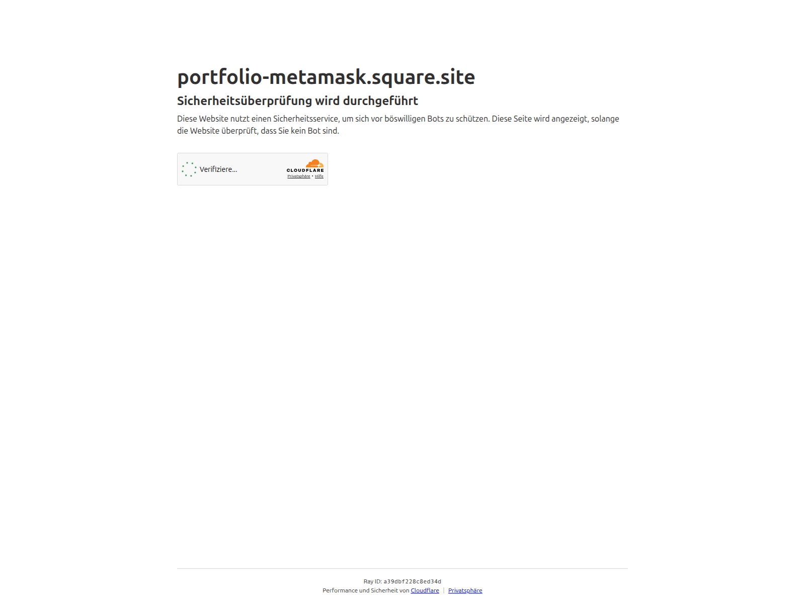Screenshot of portfolio-metamask.square.site