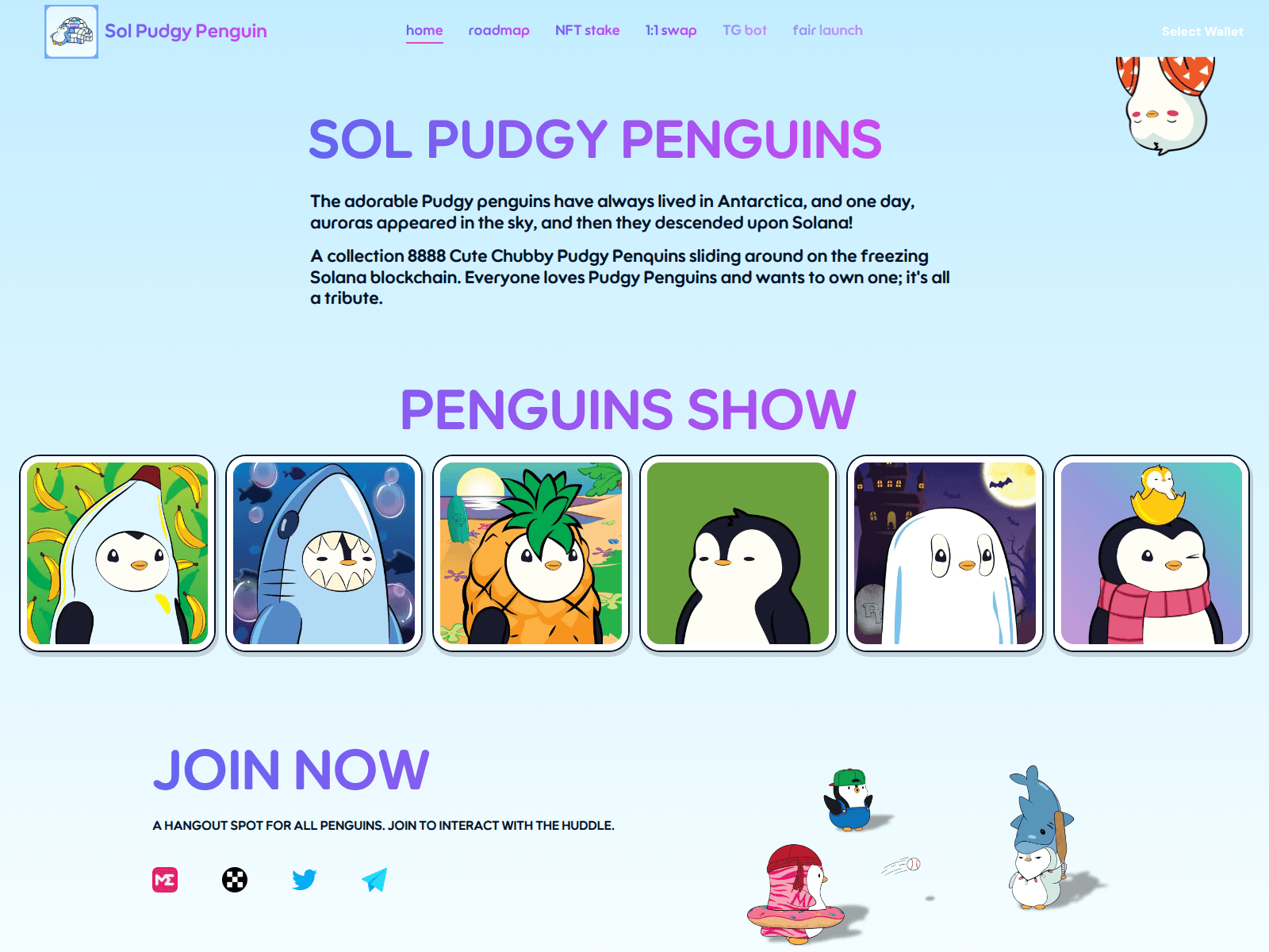 Screenshot von penguin-web.vercel.app