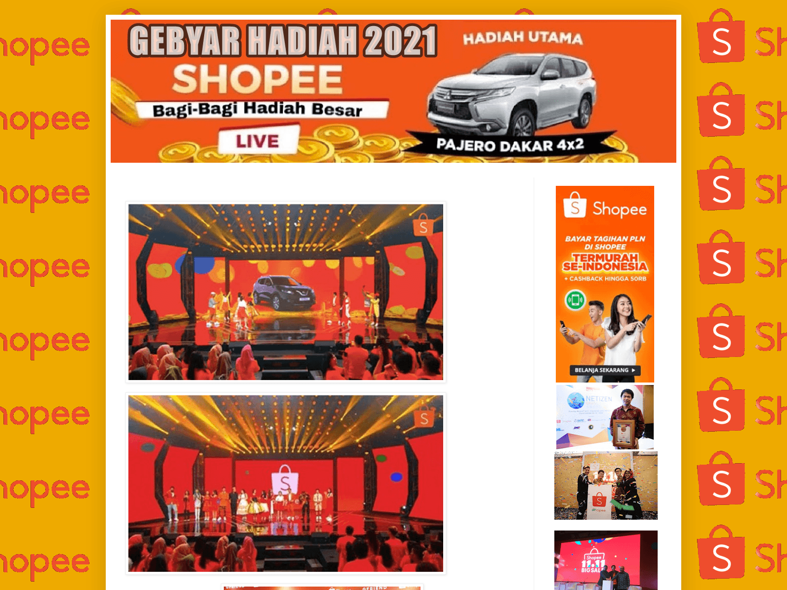 Screenshot of shopee-indonesia33.blogspot.com