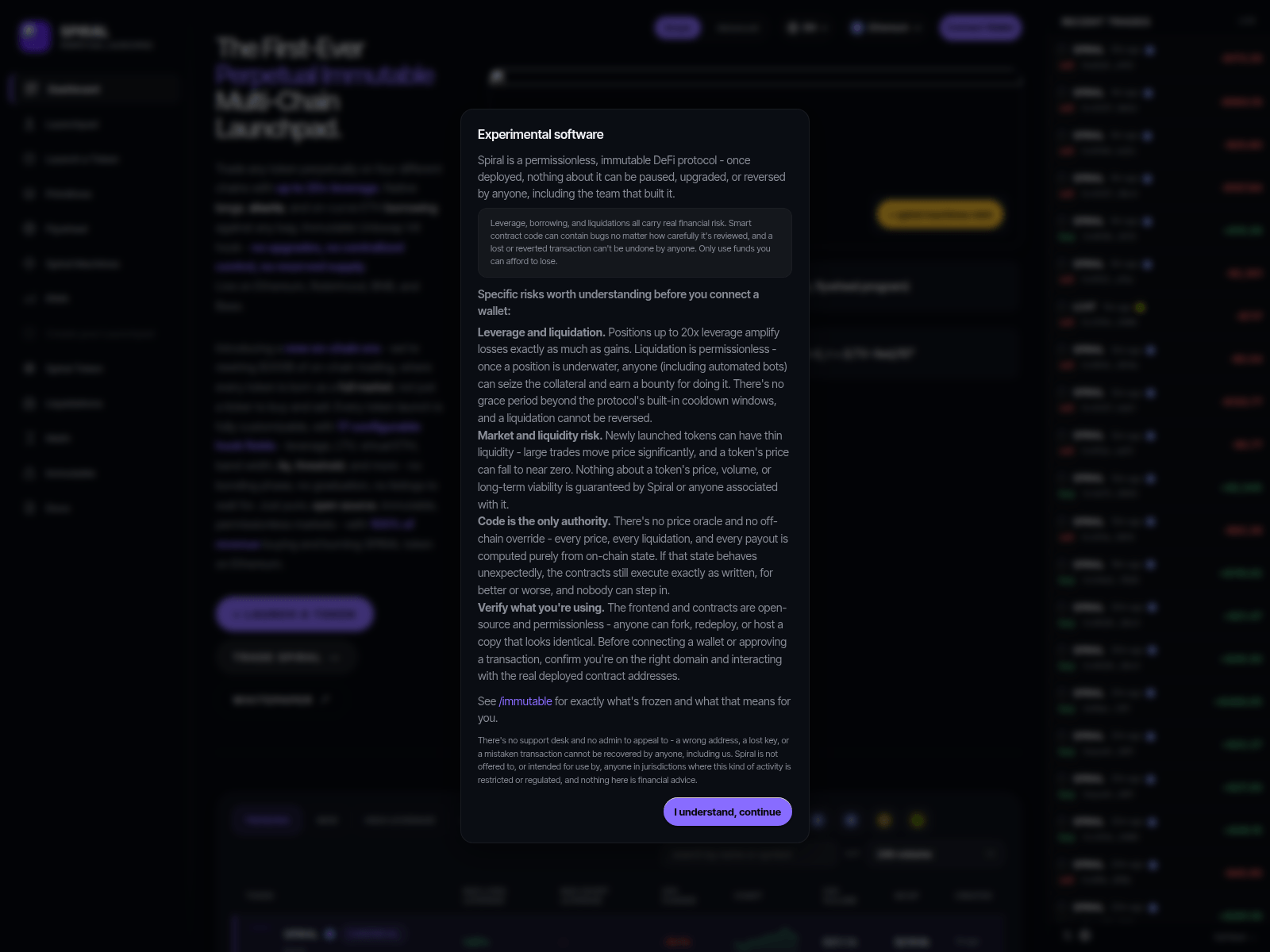 Screenshot of spir8l.com