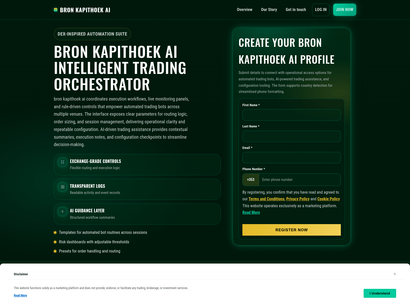 Screenshot of bronkapithoekai.digital