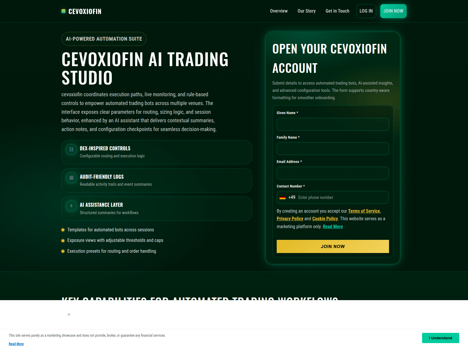 Screenshot of cevoxiofin-system.com
