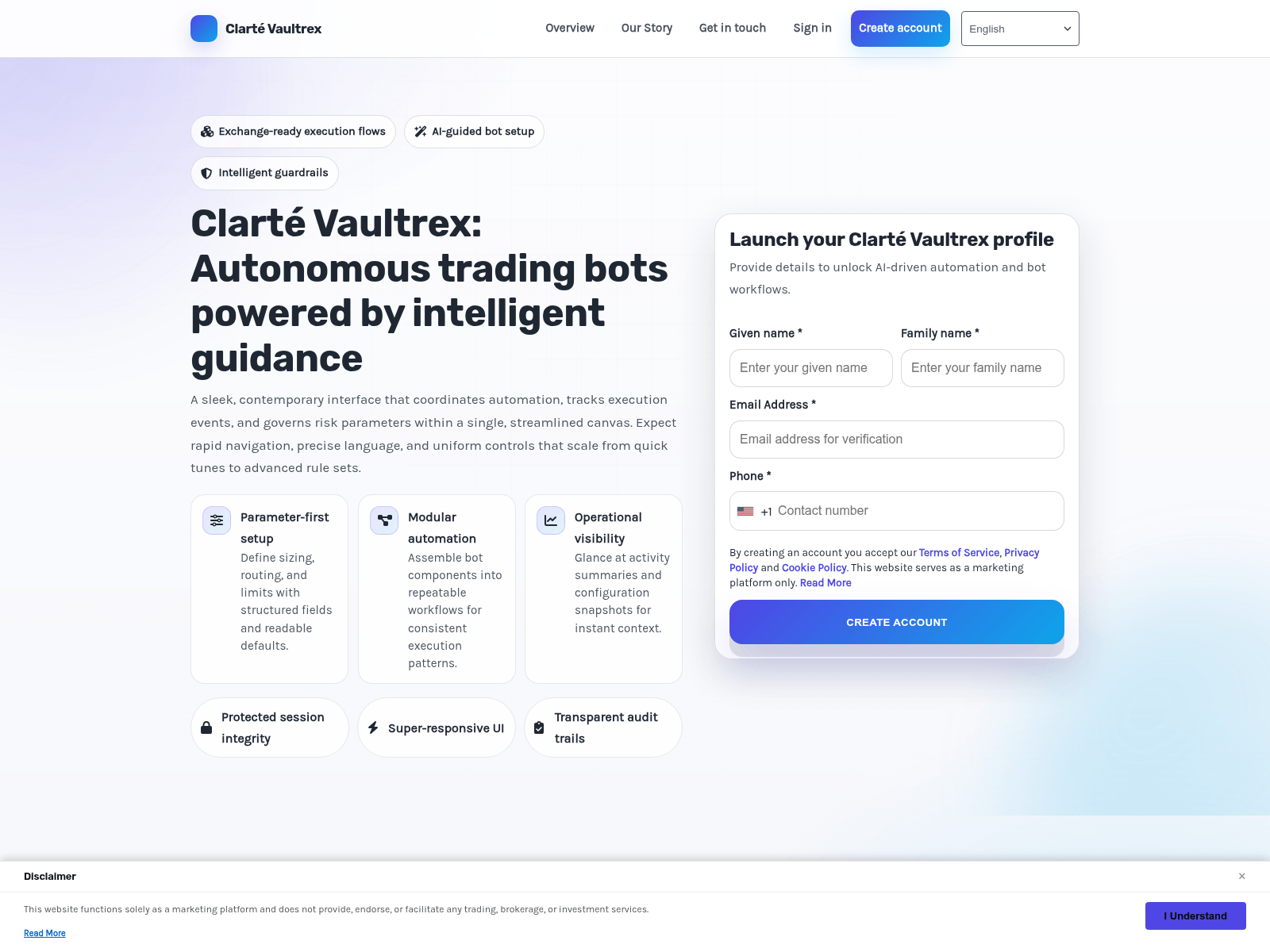 Screenshot of clartevaultrex-software.com