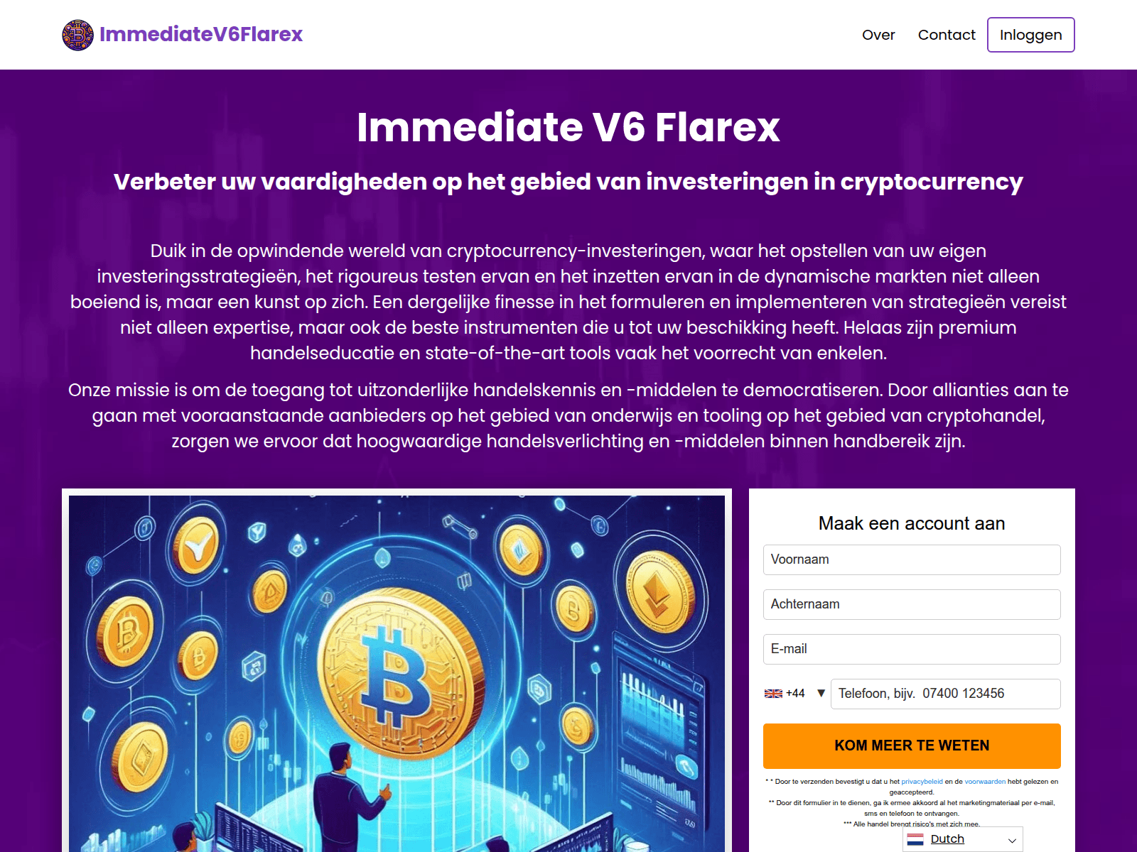 Screenshot of immediateprofit.org