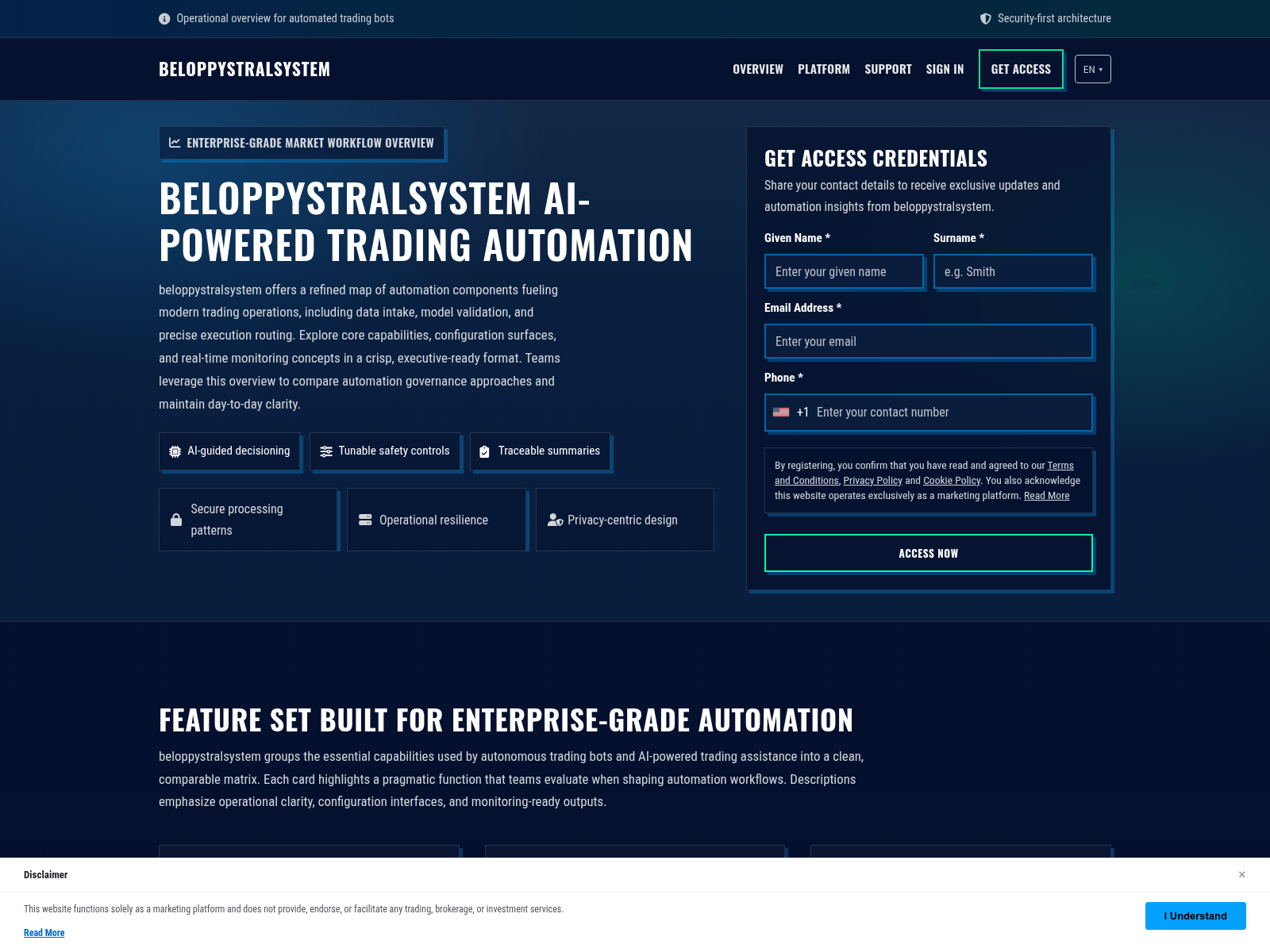Screenshot of beloppystralsystem.com