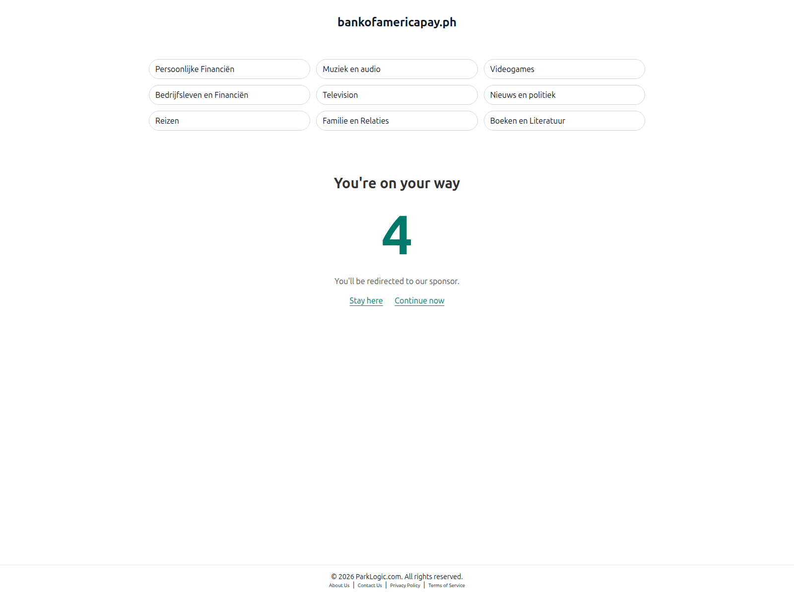 Screenshot of bankofamericapay.ph