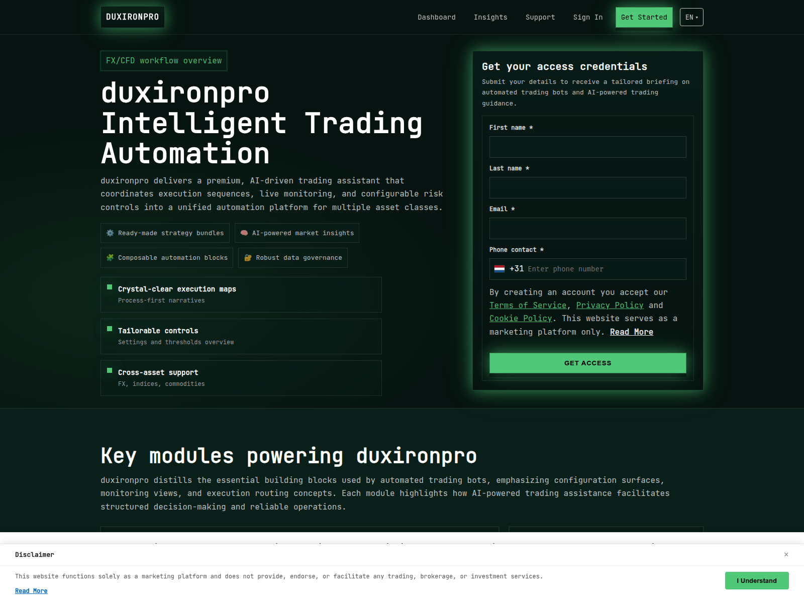 Screenshot of duxironpro-engine.com