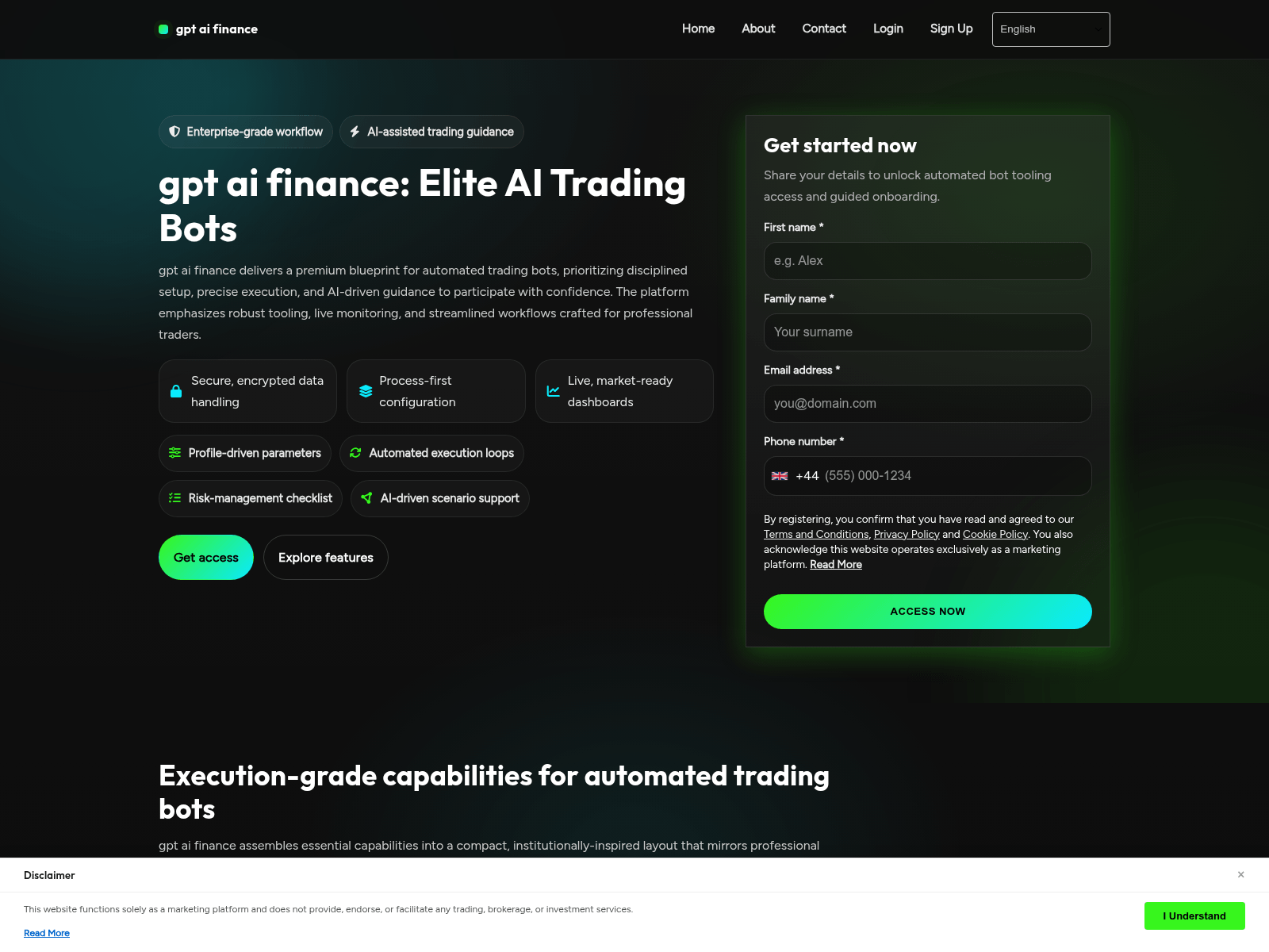 Screenshot of gptaifinance.shop