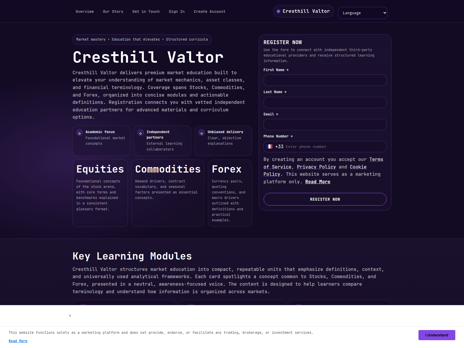 Screenshot of cresthill-valtorapp.com
