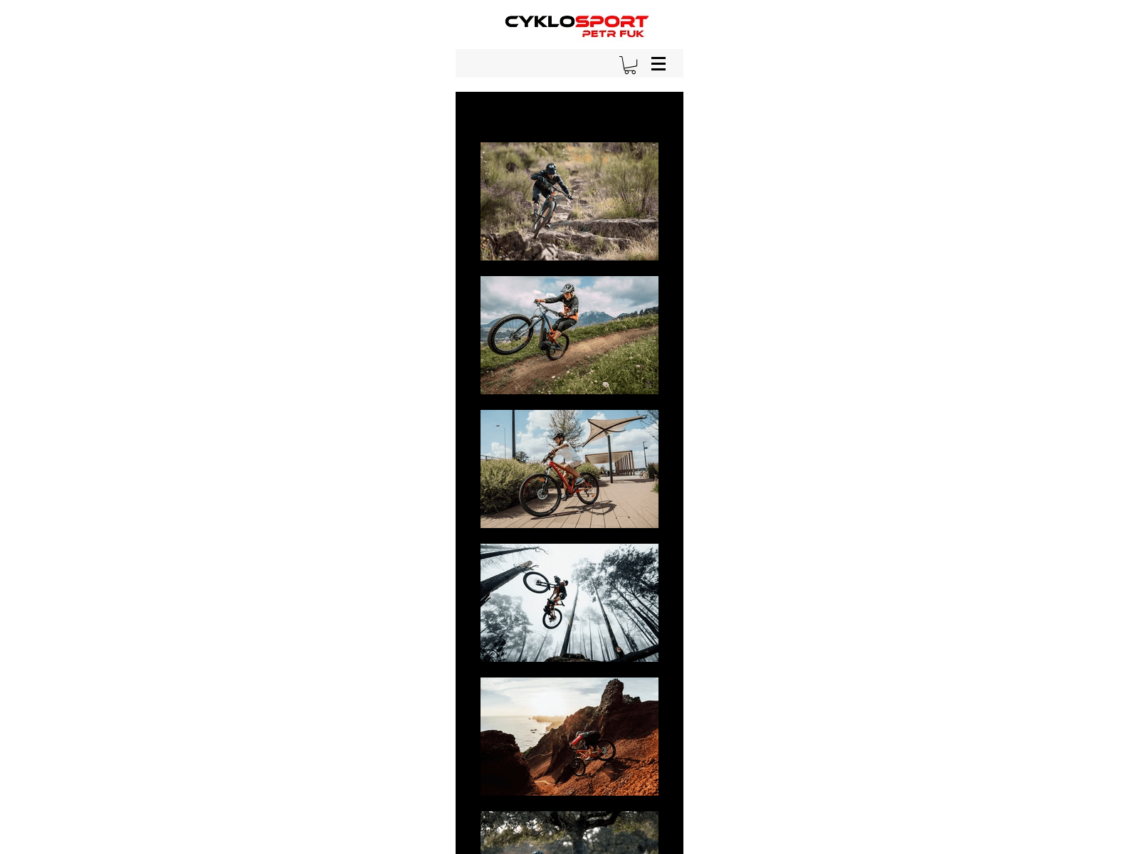 Screenshot of cyklosportcb.live