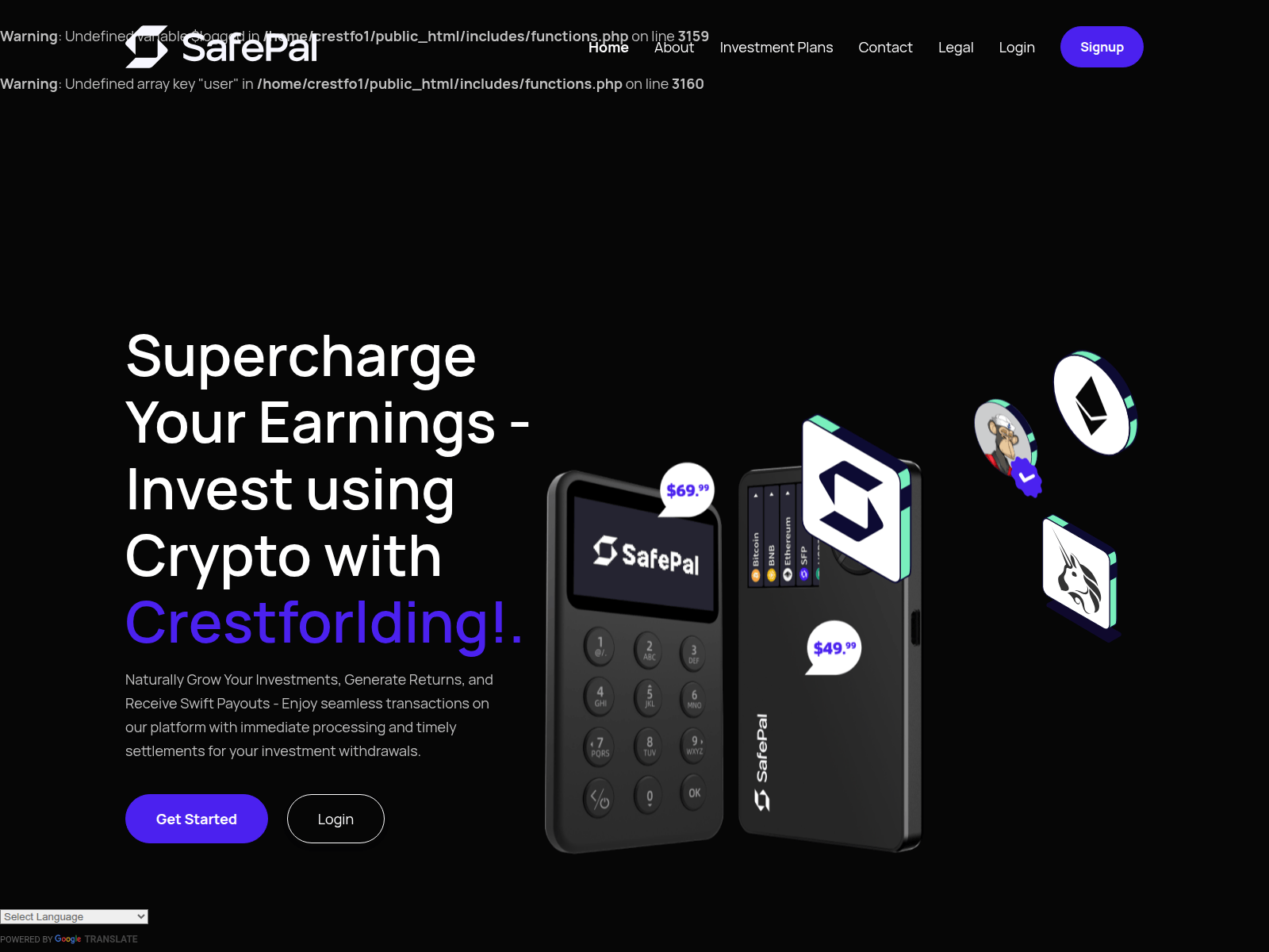 Screenshot of crestforlding.org