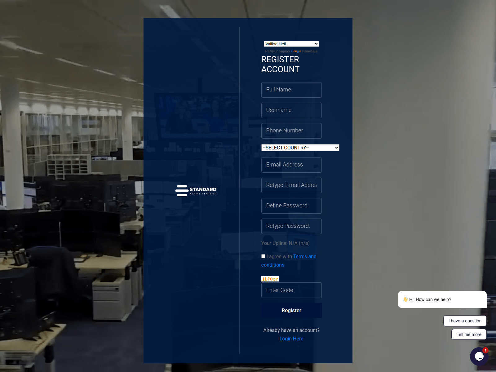 Captura de tela de standardassetlimited.com