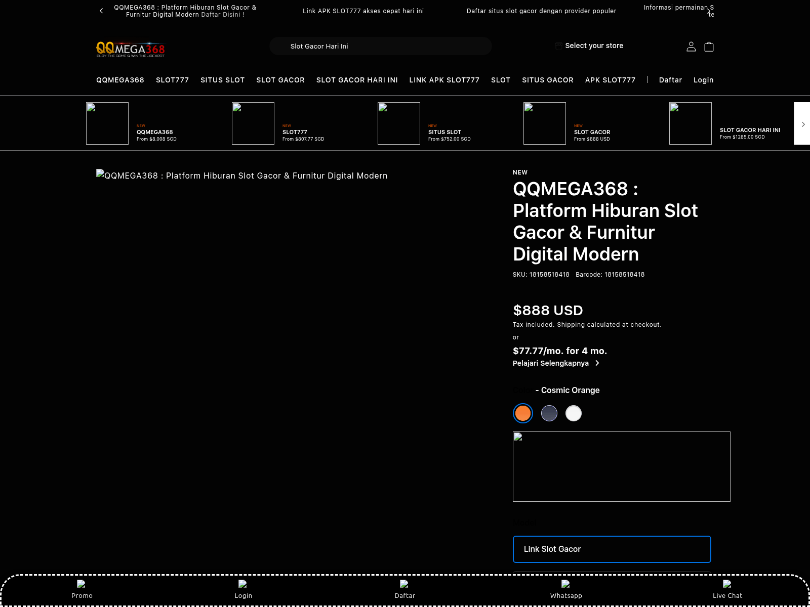Screenshot of internetfurniturestore.com