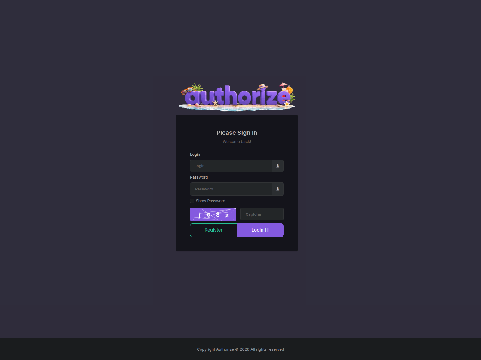 Screenshot of authorized.cash