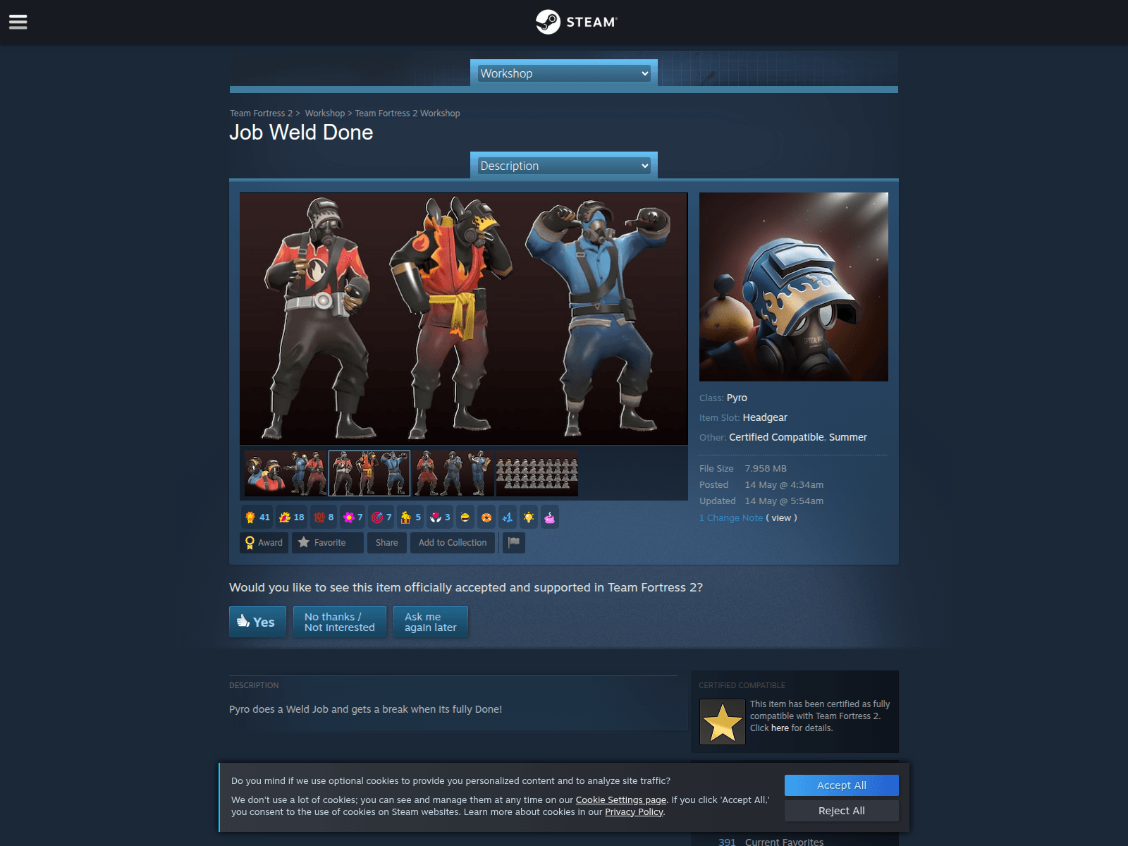 Screenshot of store.workshopcommunitycreatemods.com