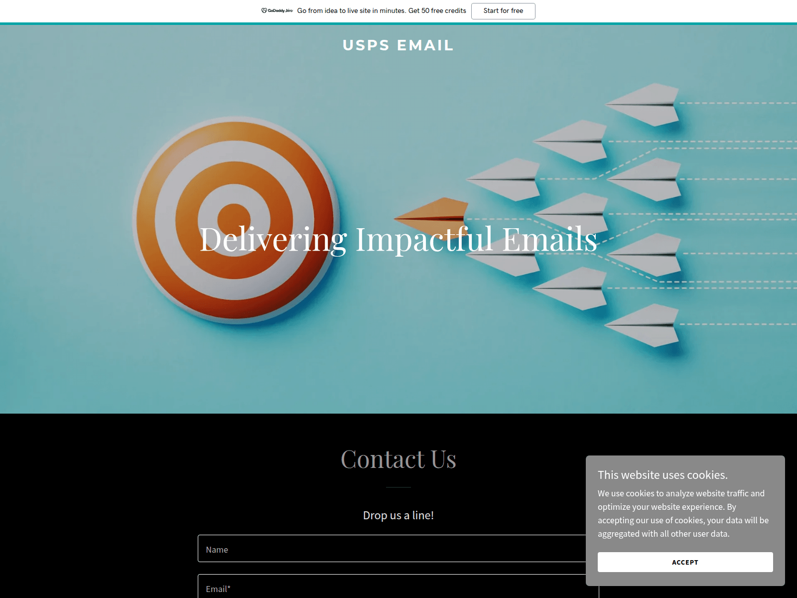 Screenshot of usps-email.com