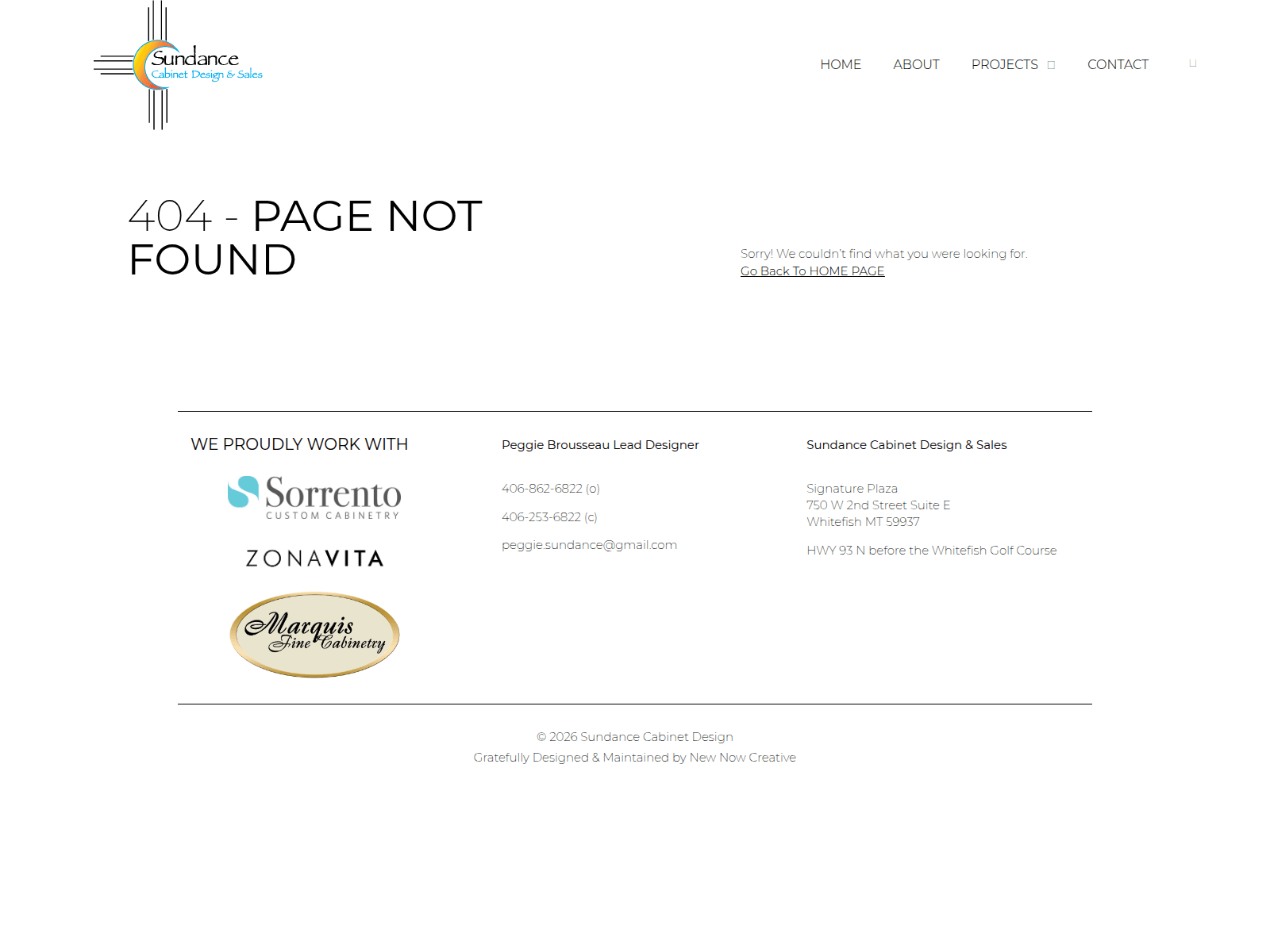 的截图 sundancecabinetdesign.com