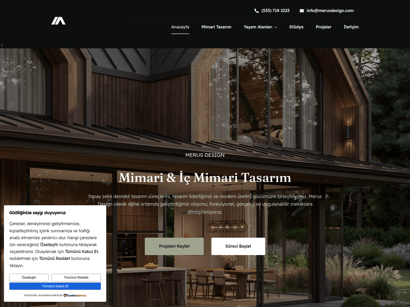 Screenshot of merusdesign.com