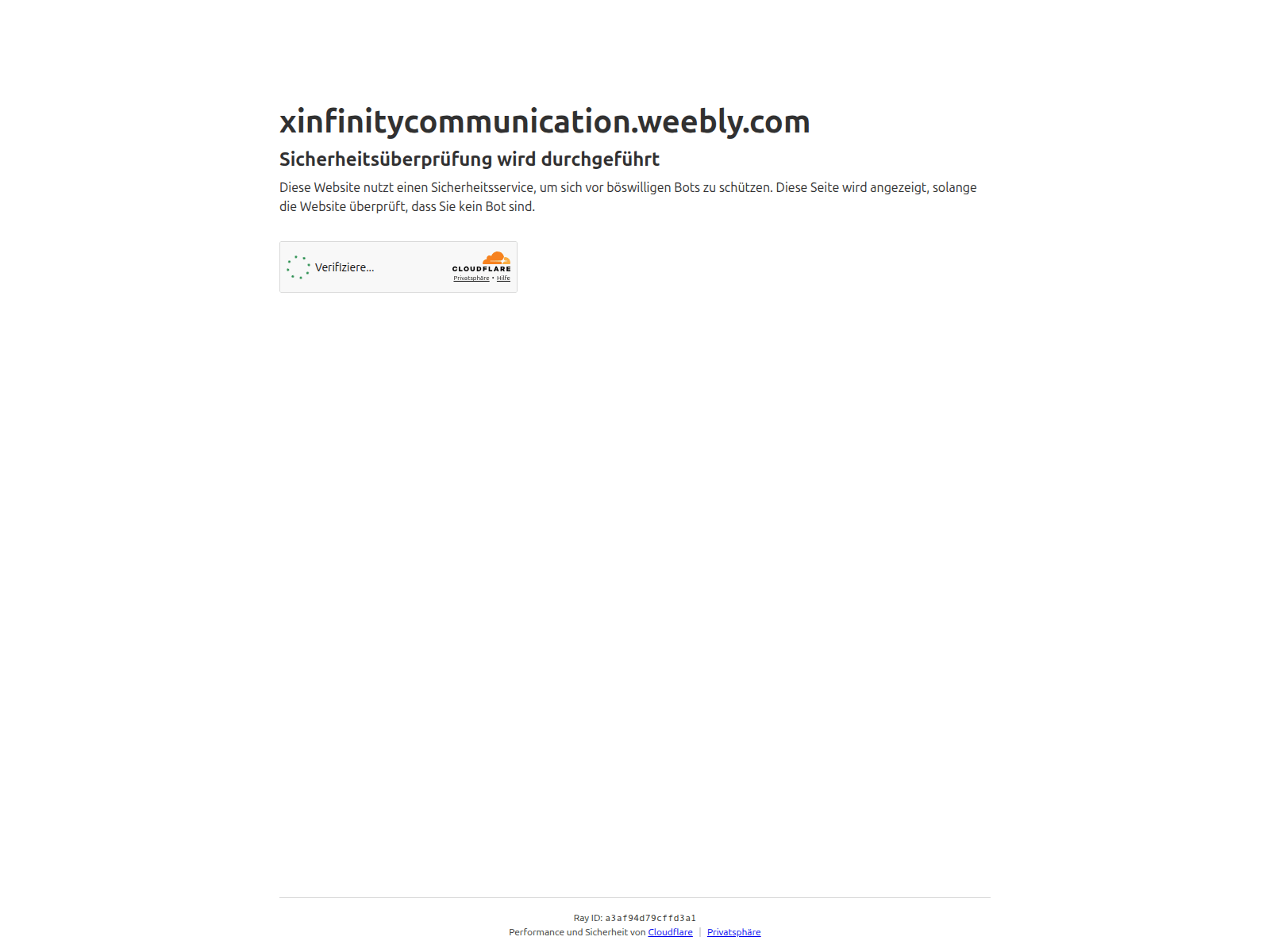 Screenshot of xinfinitycommunication.weebly.com