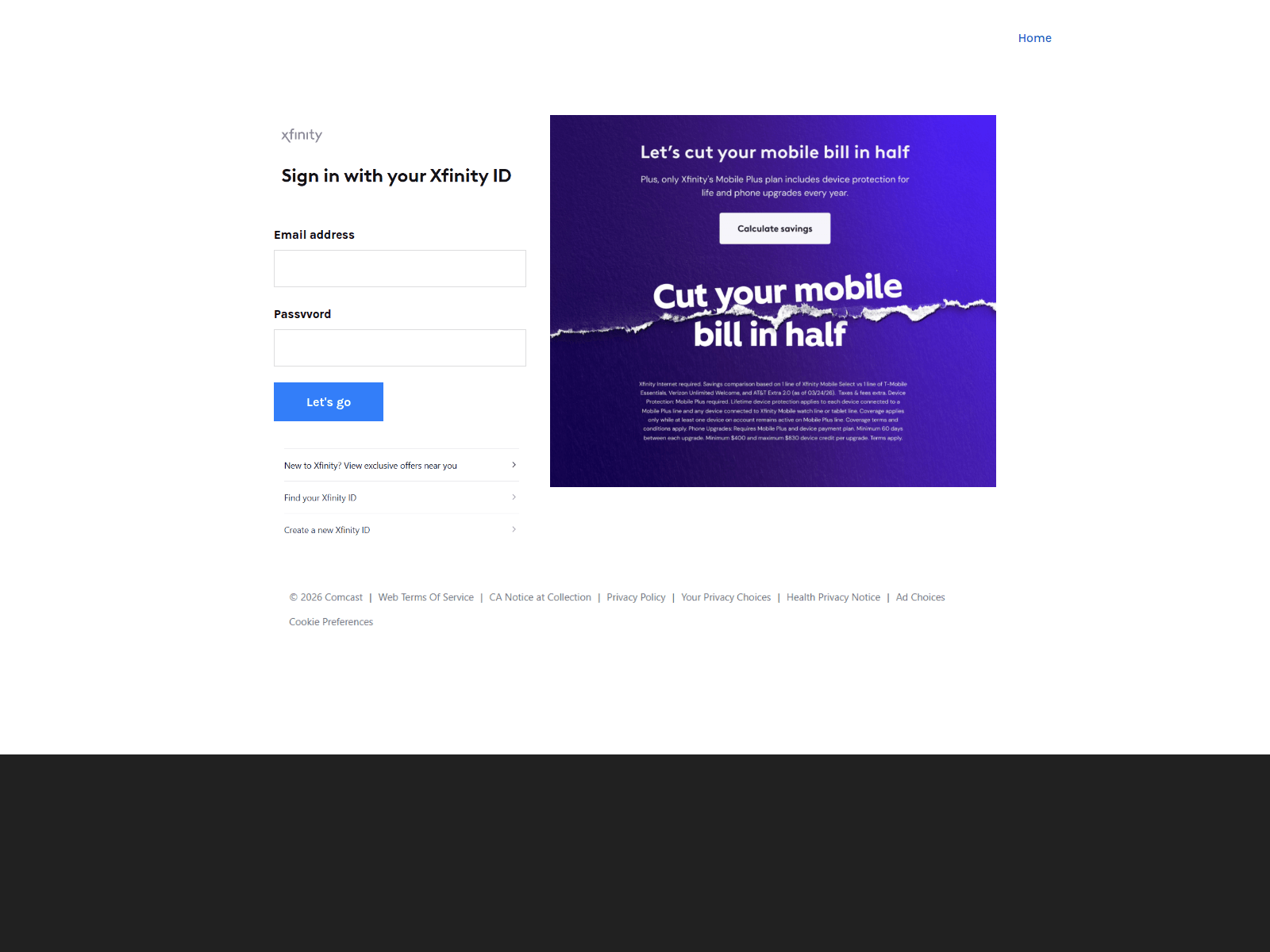 Screenshot of comcastseettings.weebly.com