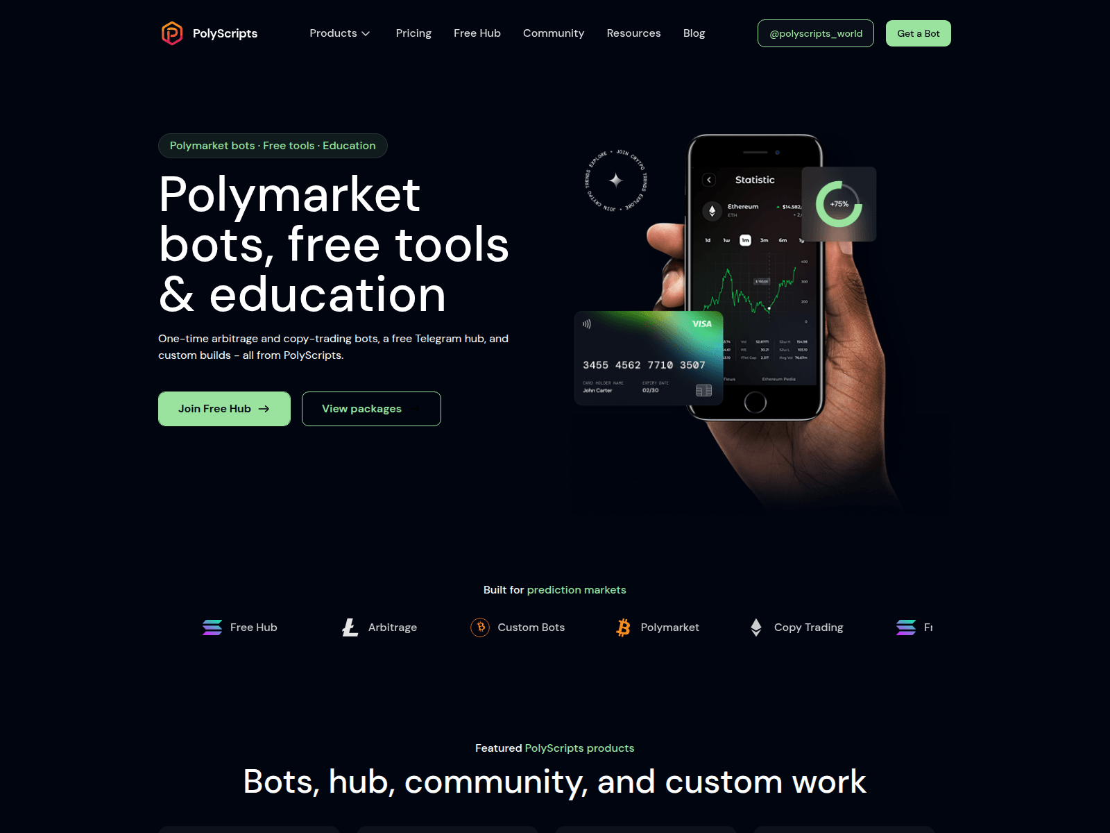 Screenshot of polyscripts.world