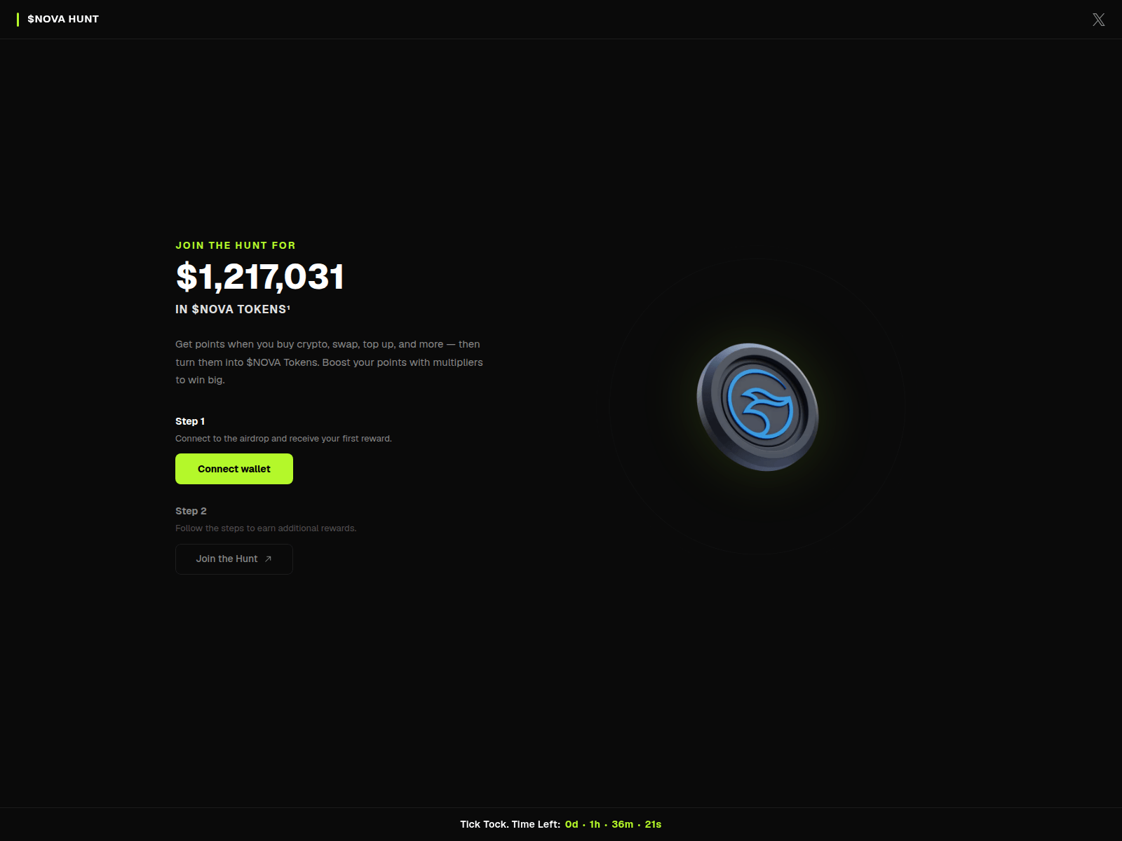 Screenshot von reward-nova-s2.vercel.app
