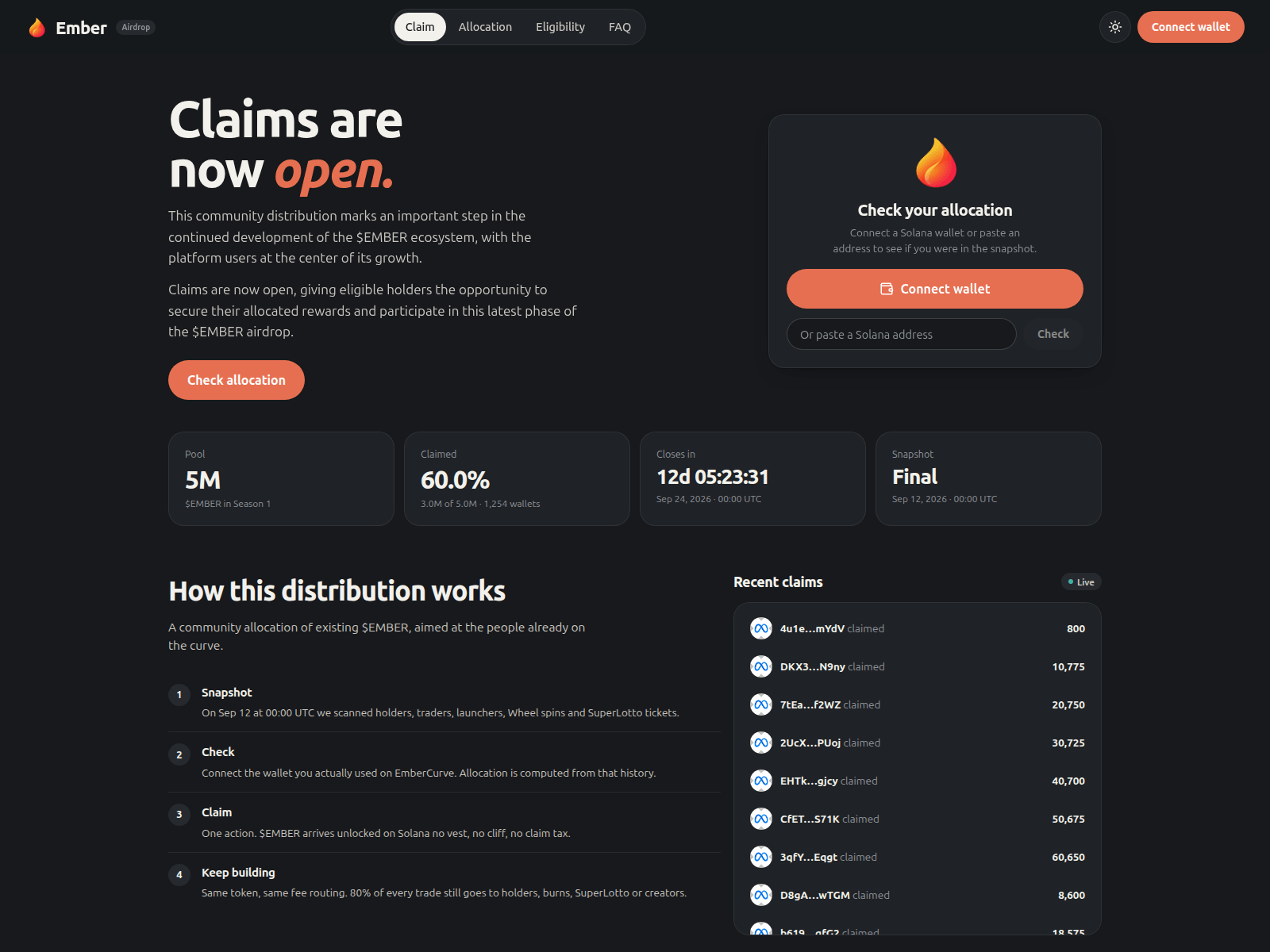 Screenshot of claims-embercurve.fun