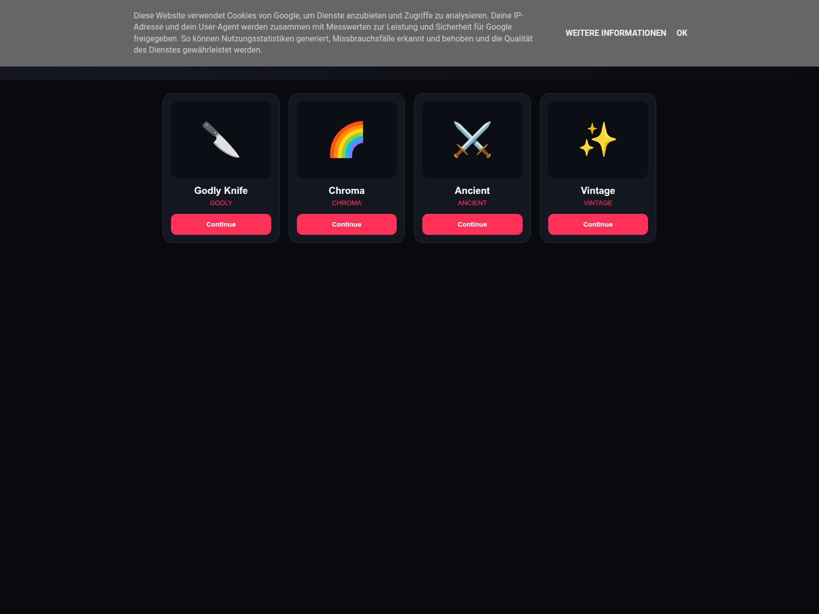 Screenshot of mm2item.blogspot.com