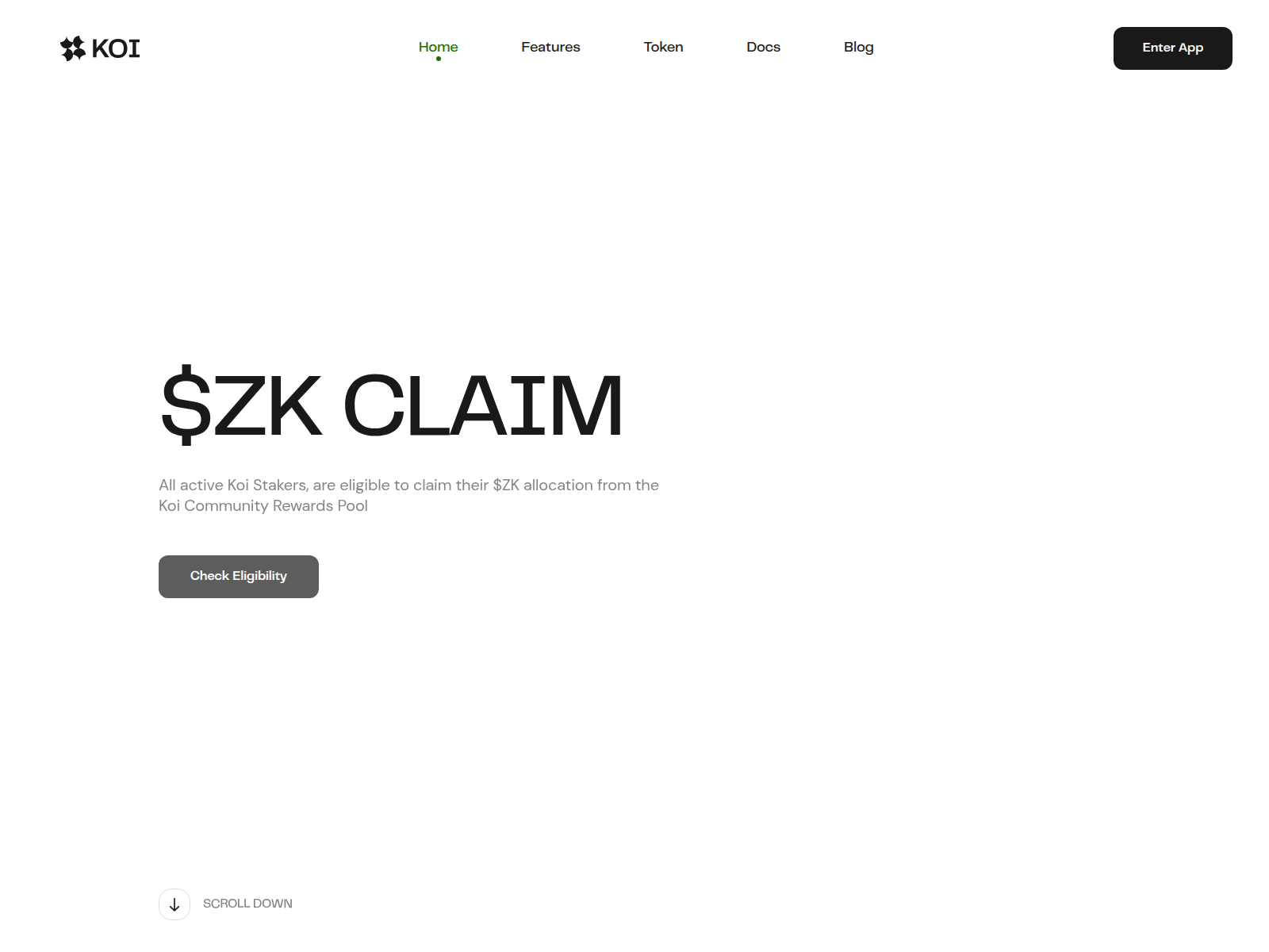 Screenshot of koifinance-rewards-june14.pages.dev