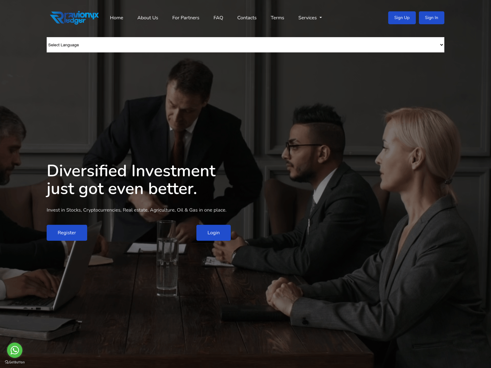 Screenshot of ravionyxledger.com