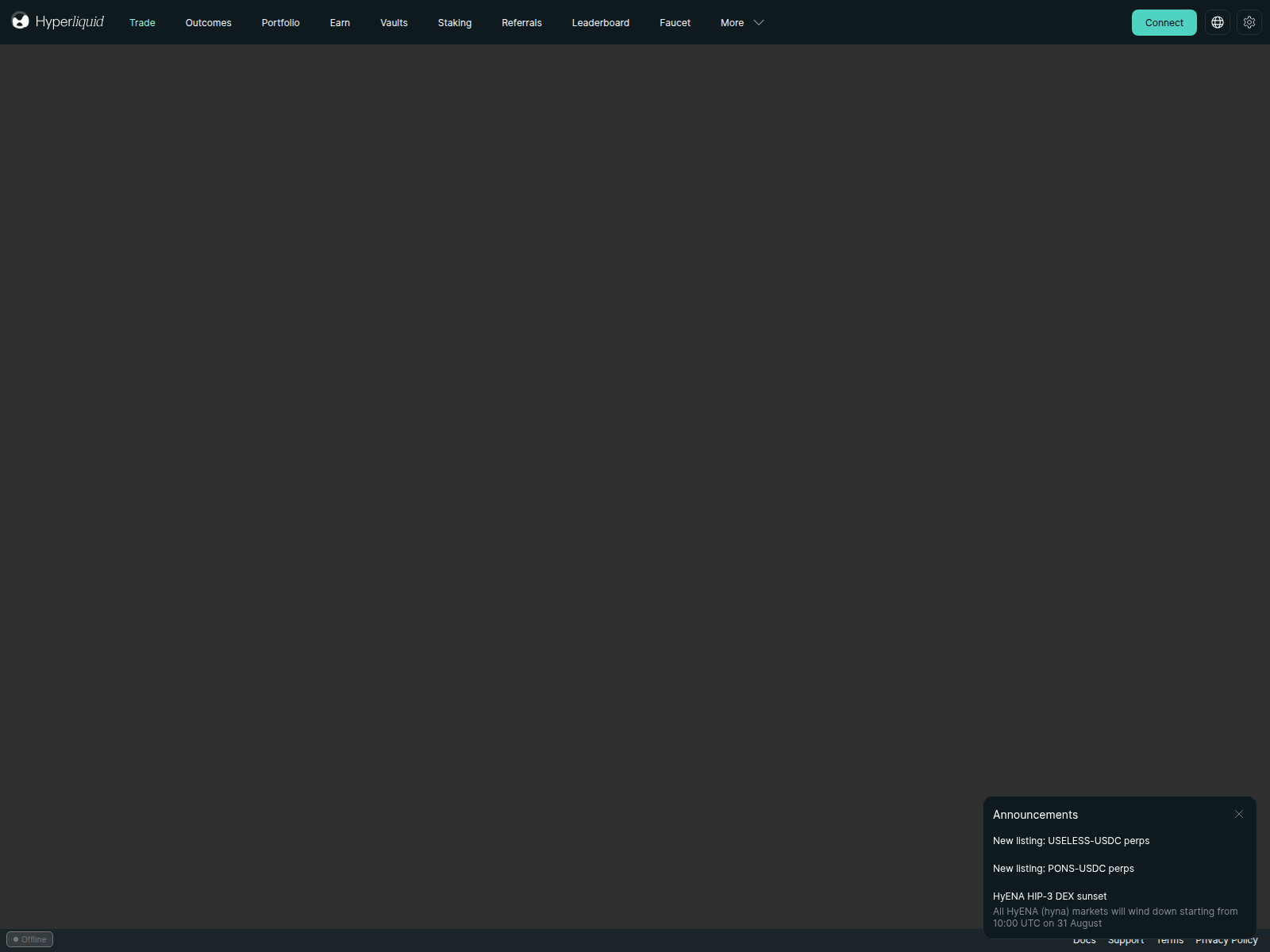 Captura de pantalla de hyperliquidfoundation.xyz