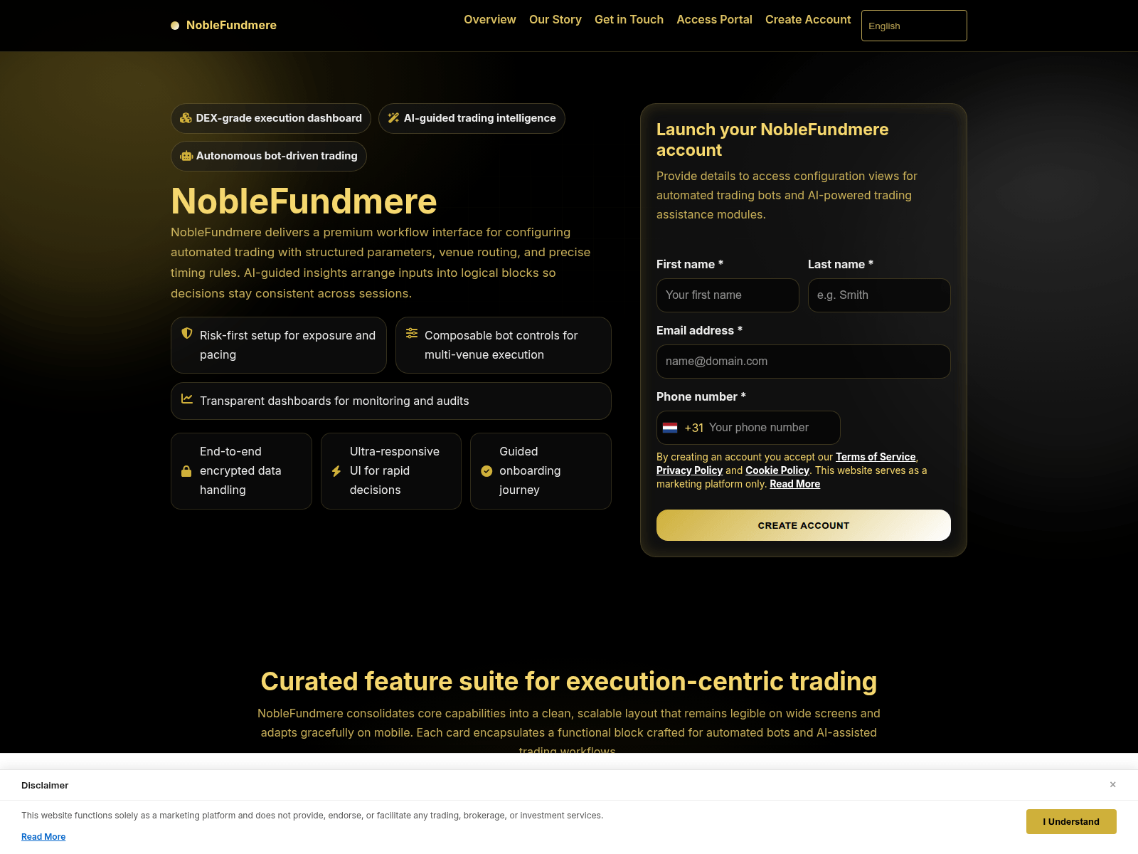 Captura de pantalla de noblefundmere.shop