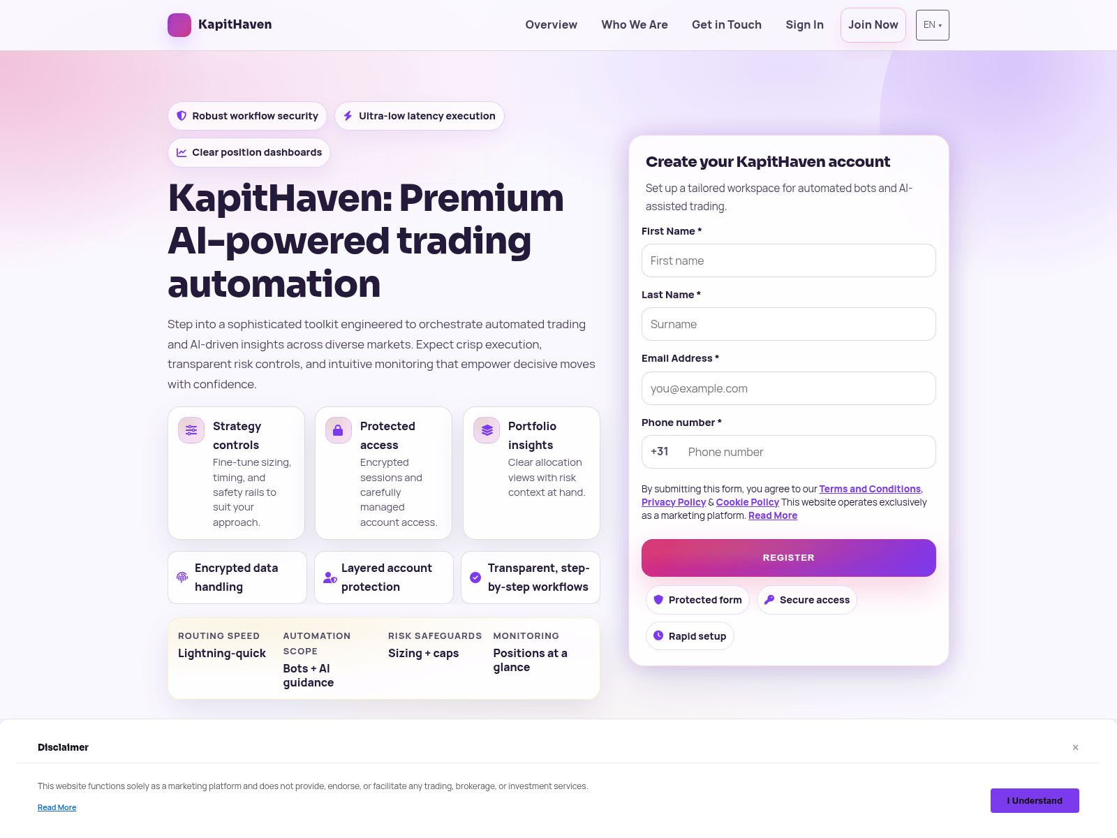 Screenshot of kapithaven.digital