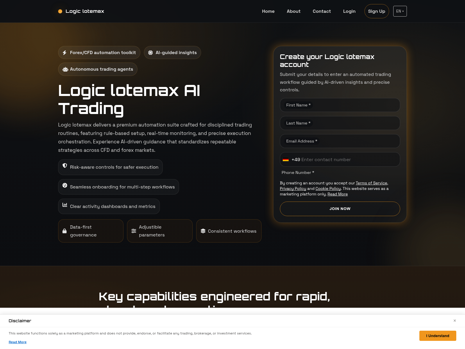 Screenshot of logiclotemax.pro