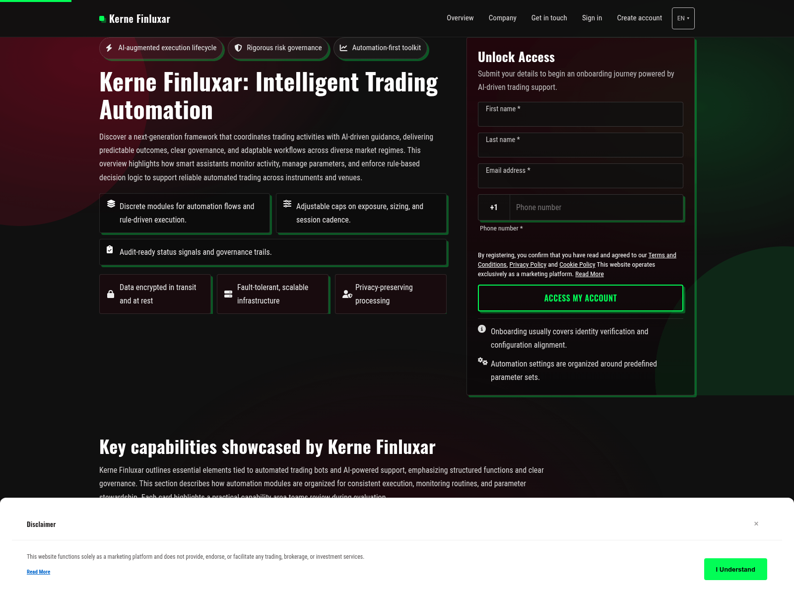 Screenshot of kernefinluxar-soft.com