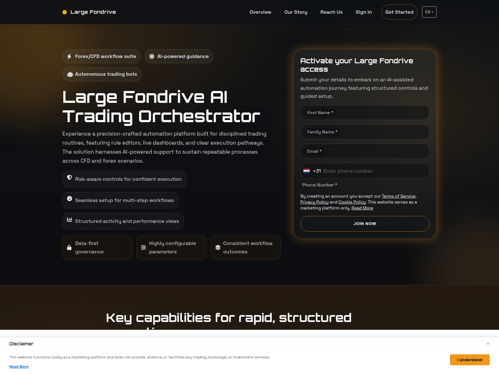 Screenshot of largefondrive.click