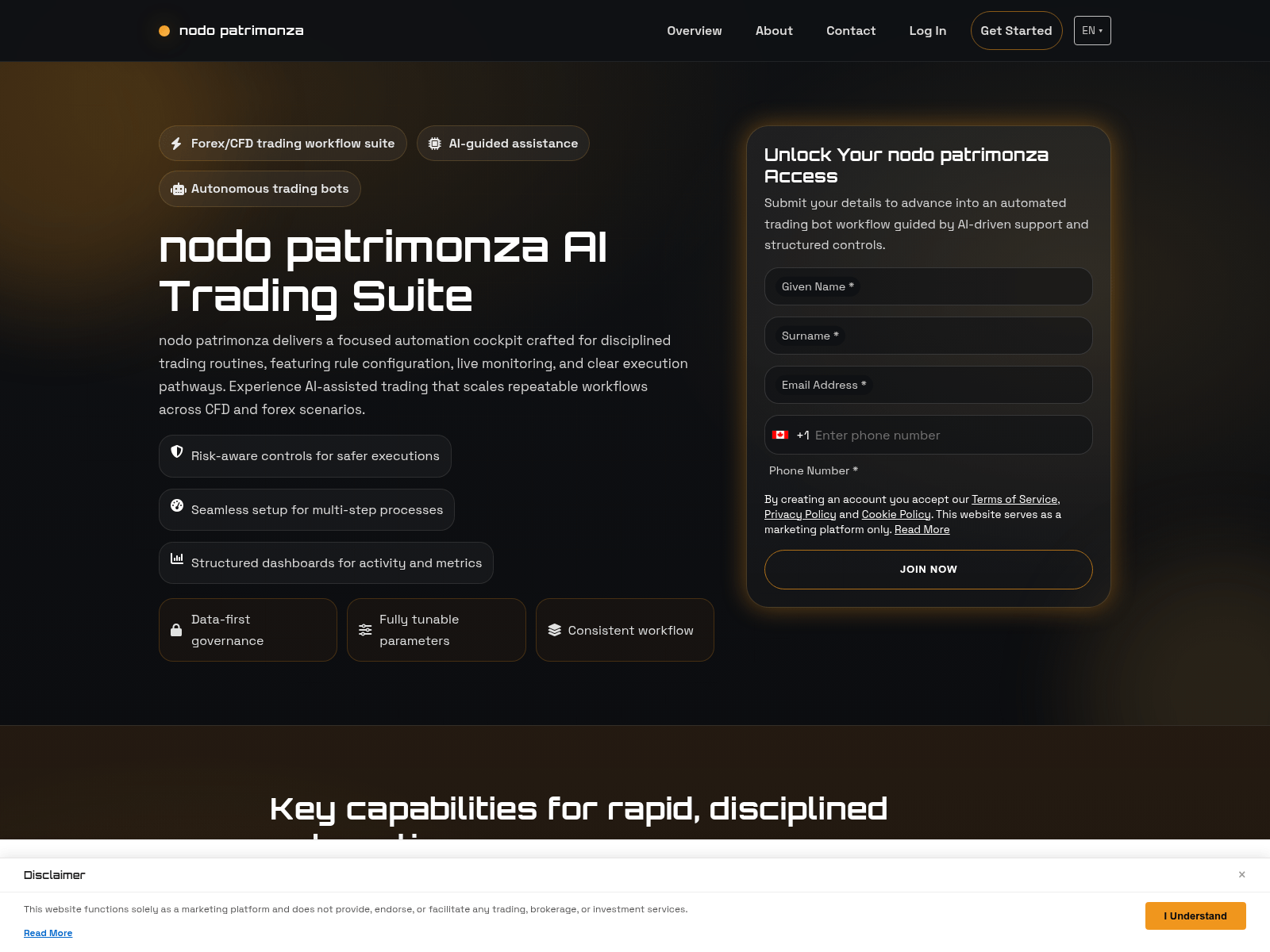 Screenshot of nodopatrimonza.click