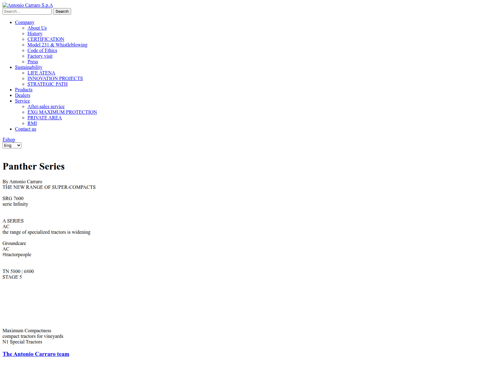 Screenshot of luxardo.live