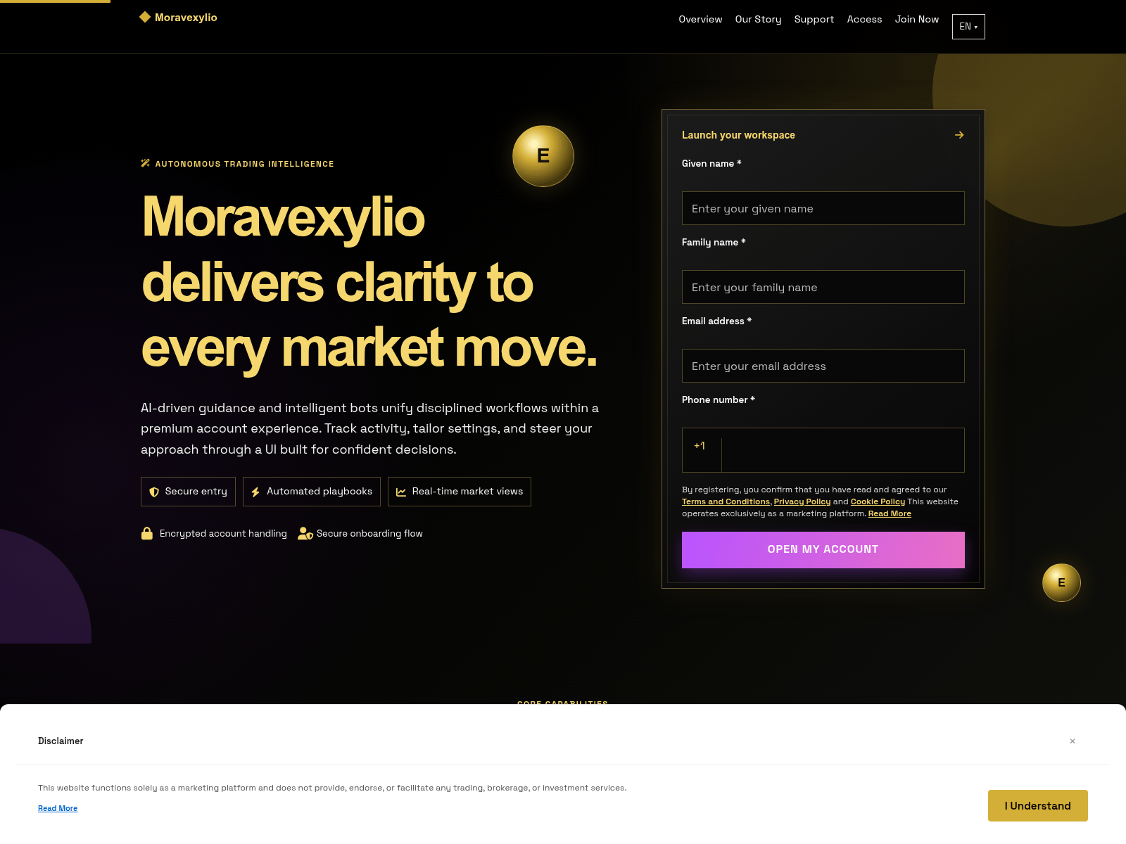 Screenshot of moravexylio.digital