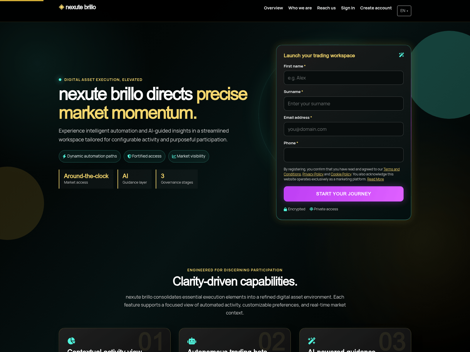 Screenshot of nexutebrillosystem.com