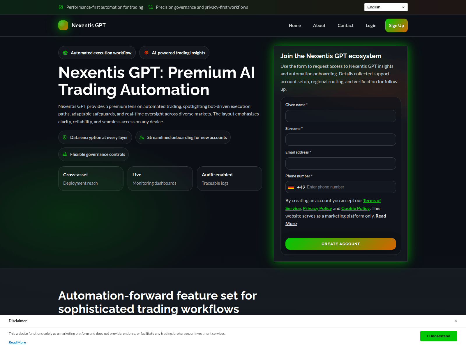 Screenshot of nexentisgpt.click