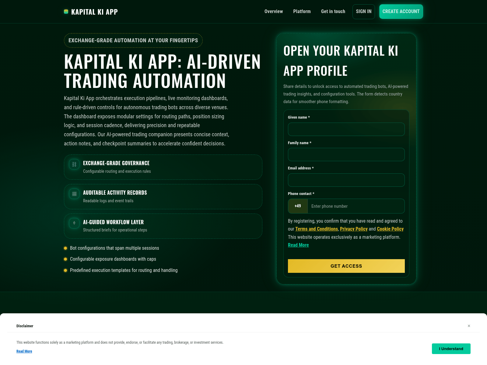 Screenshot of kapitalkiapp.com